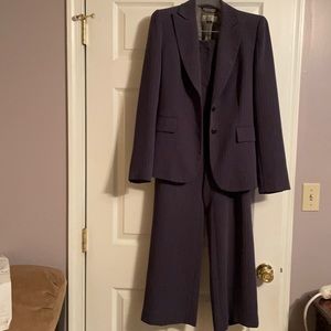 Blue striped Tahari Woman’s pant suit